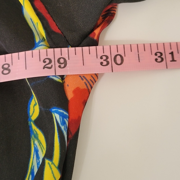 Free People high low floral long sleeve tee size XSmall - Picture 9 of 12